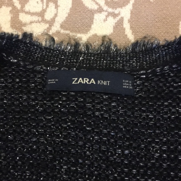 ZARA Sparkly Sweater  NWOT - Picture 3 of 7